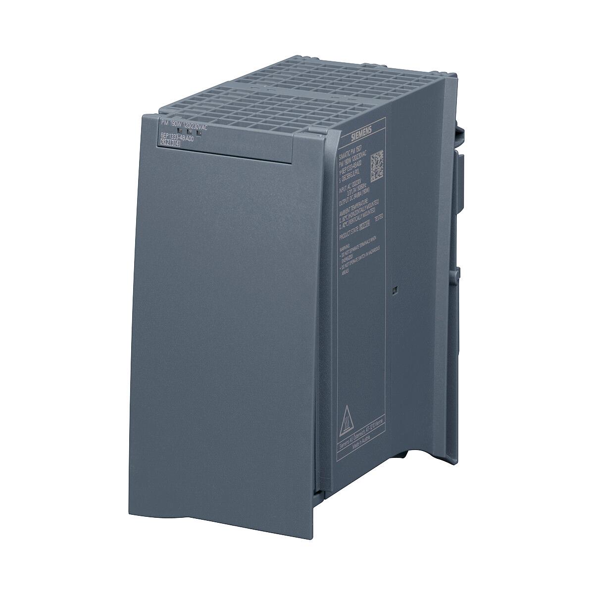 Siemens 6EP1333-4BA00 SIMATIC PM 1507 24 V/8 A Geregelte Stromversorgung fuer SIMATIC S7-1500 Eingang: AC 120/230 V Ausgang: DC 24 V/8 A