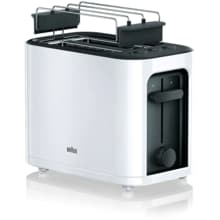 Braun PurEase HT3010WH Toaster, Krümelschublade, 1000 W, weiß