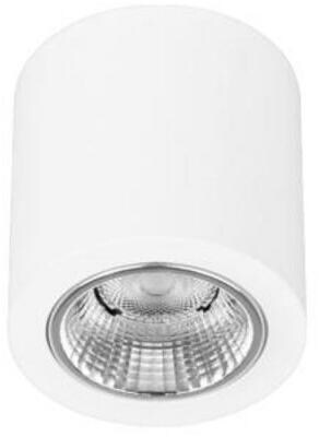 Brumberg APOLLO MINI LED-Anbaudownlight, 3000 K, 1408 lm, 10,5 W, 55°, Reflektor silber/facettiert, schaltbar, rund, weiß (43612173)