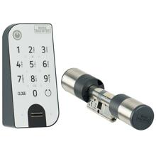 Burg Wächter ENTRY easy 7602 FP Fingerprint-Smartlock elektronisches Türschloss (50602)