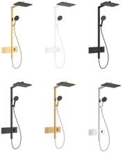 hansgrohe Raindance Alive Q Duschsystem 210/340 2 Strahlarten wassersparend mit ShowerSelect Comfort, Metall, 12,7 l/min, 210 x 340 mm