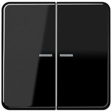 Jung CD102KO5SW Wippe mit Lichtleiter, Serie CD, schwarz