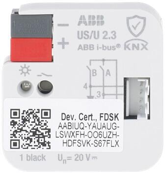 ABB US/U2.3 Universal-Schnittstelle, 2fach, UP (2CDG110308R0011)