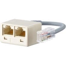 Metz Connect 130606480101-E ISDN-Adapter mit Verlängerung WE 8 - 2 x WE 8 R