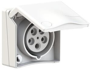 Bals Anbausteckdose, 16A, 5-polig, 6h, IP44 (130011)