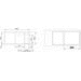 Blanco Axia III 6 S-F Granitspüle, Becken links, mit Ablauffernbedienung und Glasschneidbrett, softweiß (527048)