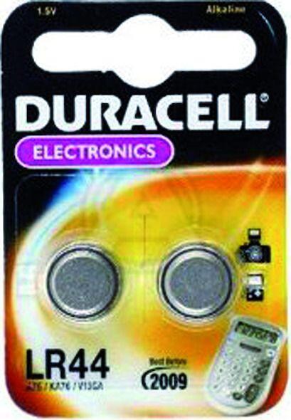 DURACELL SP LR44 B2 Knopfzellen-Batterie 2er Pack 1,5V 125mAh