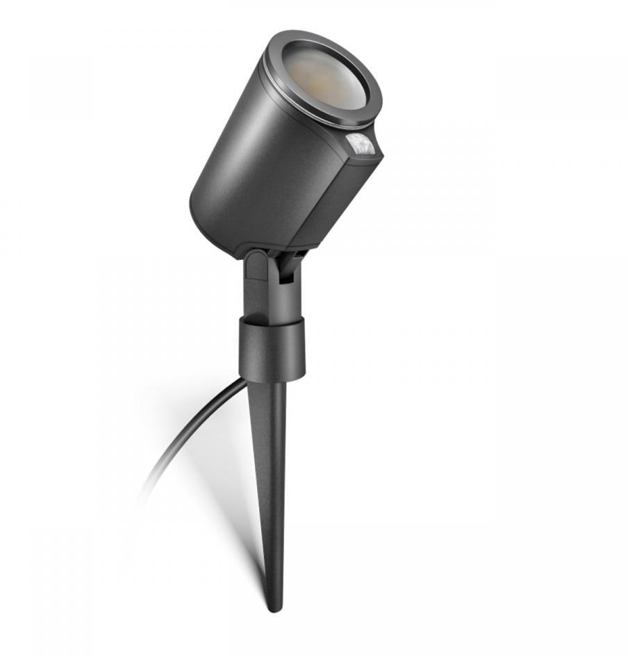 Steinel Spot Garden SC Sensor-LED-Strahler, Sensor Connect, mit Bewegungsmelder, Bluetooth, IP44, anthrazit (058685) Elektroshop Wagner