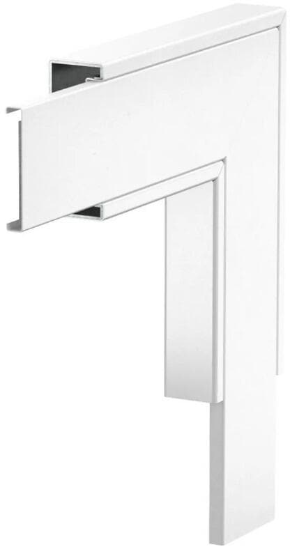OBO Bettermann PLM FA 0410 RW Flachwinkel, mit Brandschutzgewebe, 350x350x40 (7218064)