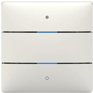 Theben iON 102 KNX Tastsensor 2 Tasten, 2 LEDs, integrierter Temperatursensor, weiß 4969232