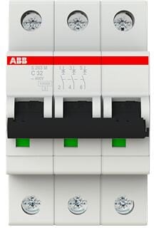 ABB S203M-C32 Sicherungsautomat, 3-polig, 32A (2CDS273001R0324)