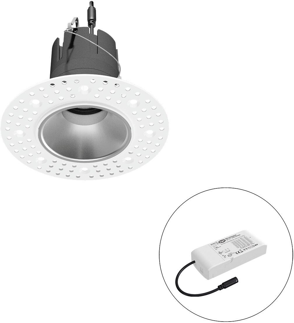 EVN SELECTO LED Deckeneinbau, rund, drehbar, IP20, 220-240V/AC, 6W, 2700K, 686lm, inkl. Netzgerät, DALI, Reflektor schwarz/hochglänzend, 966,00cd, bre