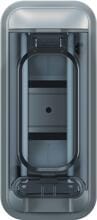 Legrand Plexo S Feuchtraumverteiler, Aufputzverteiler, IP65, IK07, 1-reihig, 2 Module, Maße: 170 x 75 x 106 mm, grau (601882)