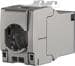 EFB RJ45 Keystone Slimline/ Shortbody Cat.6A Komponentenzertifiziert, silber (E-20094)