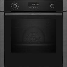 Neff B6ACH7AG3 N50 A+ Einbaubackofen, 59,4 cm breit, 71 L, Pyrolyse, 8 Heizarten, Drehwähler, Grillfunktion, Kindersicherung, Hide Tür, Graphite-Grey