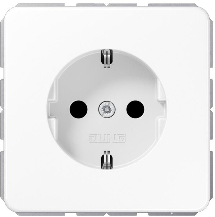 Jung CD1520KIWW SCHUKO Steckdose 16 A 250 V, alpinweiß, CD 500