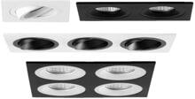 Brumberg M1 Einbaugehäuse, bündig, mit Modulhalterungen, 13W, ohne LED-Module, Aluminium