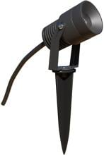 EVN Garten-Spot mit Erdspieß, LED, 3000K, IP65, anthrazit