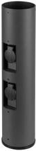 SLV M-POL 60 Pole, Poller für Leuchtenkopf, 2 Steckdosen, IP54, Höhe 53,4cm, Aluminium, anthrazit (1008474)