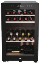 Haier HWS42GDAU1 Serie 7 Weinklimaschrank, 50 cm breit, 42 Standardweinflaschen, LED Beleuchtung, 2 Kühlzonen, schwarz