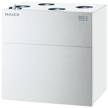 Maico WS 320 KR Zentrales Lüftungsgerät, 37W, 80m³/h-320m³/h, Kreuz-Gegenstrom-Wärmetauscher, Zu- und Abluft rechts, verkehrsweiß (0095.0263)