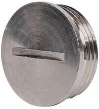 Plica BLISTO M50 MS Verschlussschraube M50 mit O-Ring, Messing vernickelt (916707050)