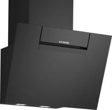 Siemens LC67KFN60 iQ300 A+ Kopffreihaube, 60 cm breit, 768 m³/h, cook Connect System, iQdrive Motor, Leistung 3-stufig + 1 Intensiv, Klarglas, schwarz bedruckt