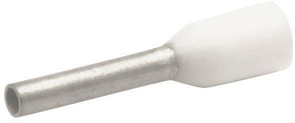 Klauke 170W Aderendhülse, 0,75qmm, Isol., galvanisch verzinnt, weiß