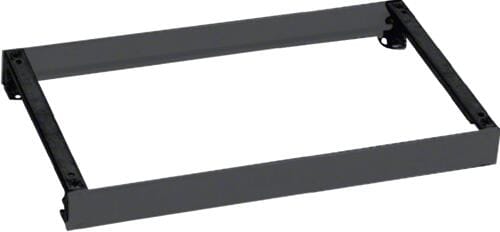 Hager FZ942WE Sockelleiste für Anreihstandverteiler IP41, Höhe 200mm, RAL9005 600x400 (BxT)