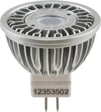EVN LED Leuchtmittel, GU4, 12V/DC P-LED, 3,5W, 3000K, 220lm, 30°, weiß (12353502)