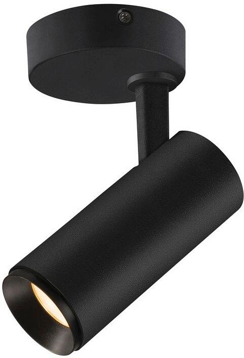 SLV NUMINOS SPOT DALI S Indoor LED Deckenaufbauleuchte 36°, 10,42W, 985lm, 2700K, schwarz/schwarz (1004387)