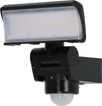 Brennenstuhl LED Strahler mit Bewegungsmelder für außen WS 2050 SP, 20W, 1680lm, 3000K, IP44, mit Dämmerungsschalter, schwarz (1178080110)