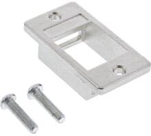 InLine Keystone SNAP-In Modulhalter, 1-fach, Metall, für flache Oberflächen (76205A)