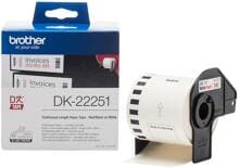 Brother DK-22251 Endlos-Etiketten rot/schwarz