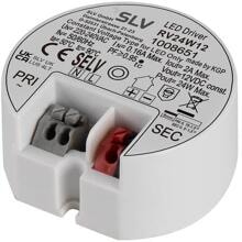 SLV LED Netzteil, 24W, 12V, rund, weiß (1008651)