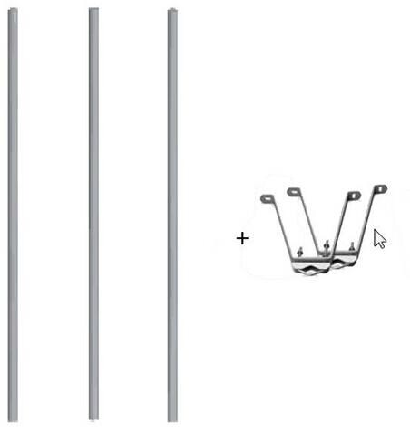 Somfy Kit 3 m Mast inkl. Wandbefestigung (1860322)