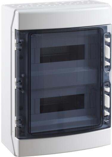 EKONT FV-AP-24-IP65 Kleinverteiler, Aufputz, Feuchtraum, 2x12 Teilungseinheiten, IP65 (718.036)