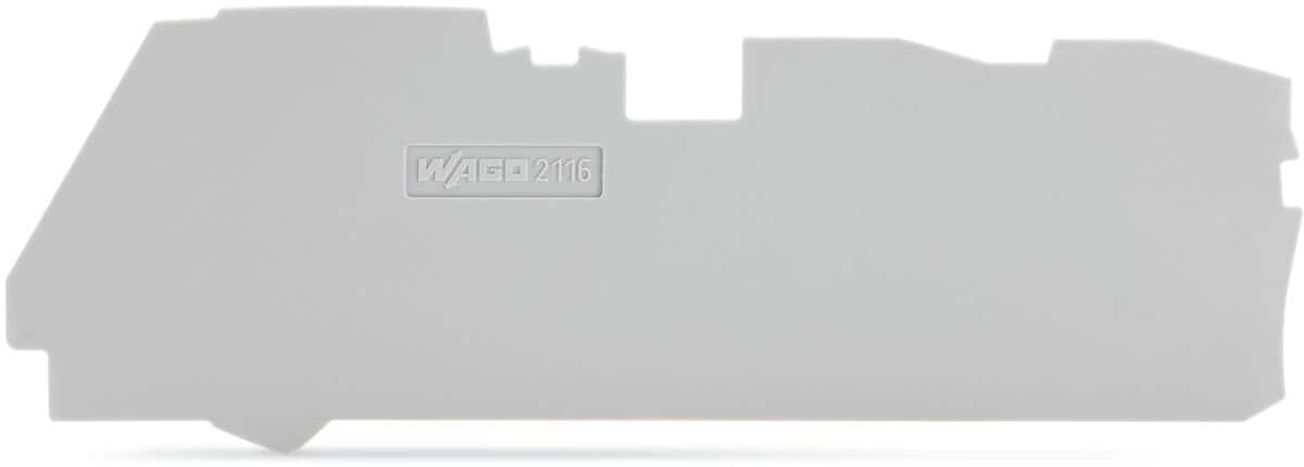 Wago 2116-1391 Abschluss- und Zwischenplatte 1 mm, dick ( 5 Stk. )