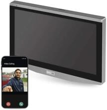 EMOS H4021 GoSmart 7" Zusatzmonitor IP-750B für Video-Türsprechanlage IP-750A, 145×205×12mm, silber (3010040210 )