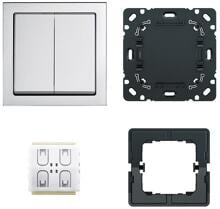 Busch-Jaeger 6716 UJ-83 Friends of Hue smart switch Komplettset, future® linear, drahtlos, alusilber (2CKA006710A0017)