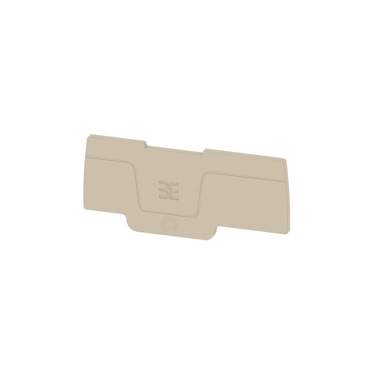 Weidmüller SEP 3C 2.5 Abschlussplatten SNAP-IN, 69,5 mm x 2,1 mm, dunkelbeige (2469420000)