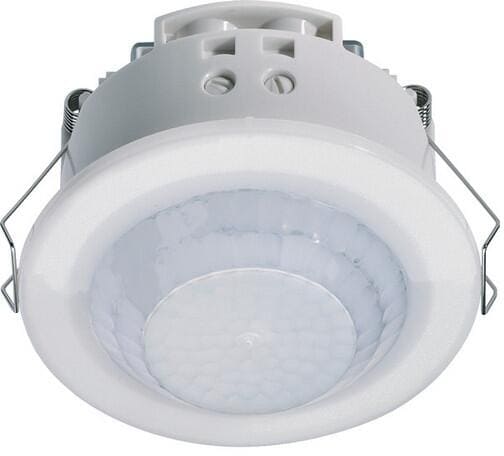 Hager EE805A Bewegungsmelder 360° Unterputz, Schließerkontakt mit Nulldurchgangsschaltung, weiß