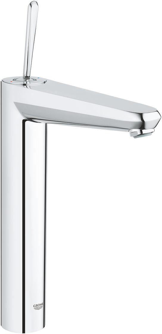 GROHE Eurodisc Joy Einhand-Waschtischbatterie, XL-Size, Einlochmontage, glatter Körper, EcoJoy, chrom (23428000)