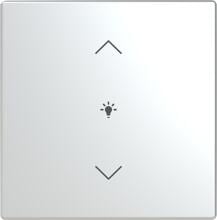 Busch-Jaeger LFDW/A.1.63.11-866 Wippe, free@home, pur edelstahl, 1-fach, Symbol Dimmer (2CKA006199A0198)