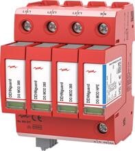 Dehn DG MD TT 385 FM DEHNguard Modularer Überspannungsableiter, TT- & TN-S-Systeme, potentialfreier Fernmeldekontakt, UC 385V, Typ 2+3 (943317)