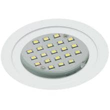 Rutec LED55011WW LED-Einbaustrahler 21 LED LARA RUND weiß 2,8W, 200lm, 3000K, weiß