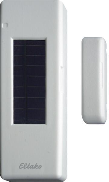 Eltako FTKB-wg Funk-Fenster-Türkontakt mit Solarzelle und Batterie, reinweiß glänzend (30000424)