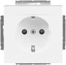 Busch-Jaeger 2300 EUCB-84 SCHUKO Steckdose Einsatz Safety+, future linear, studioweiß (2CKA002013A5451)