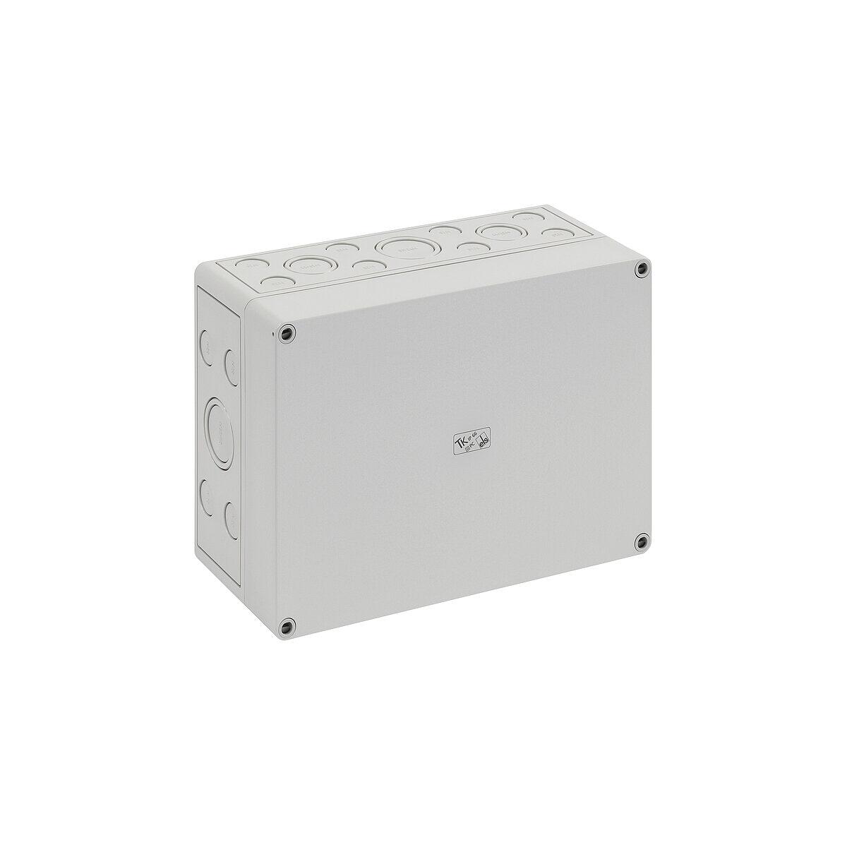 Spelsberg TK PC 2518-11-m Leergehäuse, metrische Vorprägungen, IP66, 254x180x111 mm, grau (12790801)