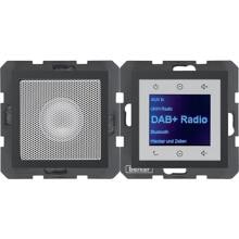 Berker 30801606 Radio touch mit Lautsprecher, DAB+, Bluetooth, B.x, anthrazit matt